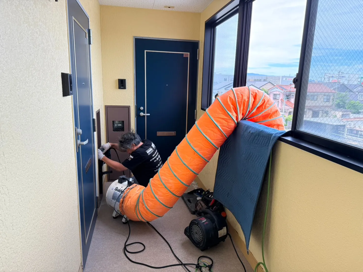 【富山県富山市】マンション排水管の水漏れ修理